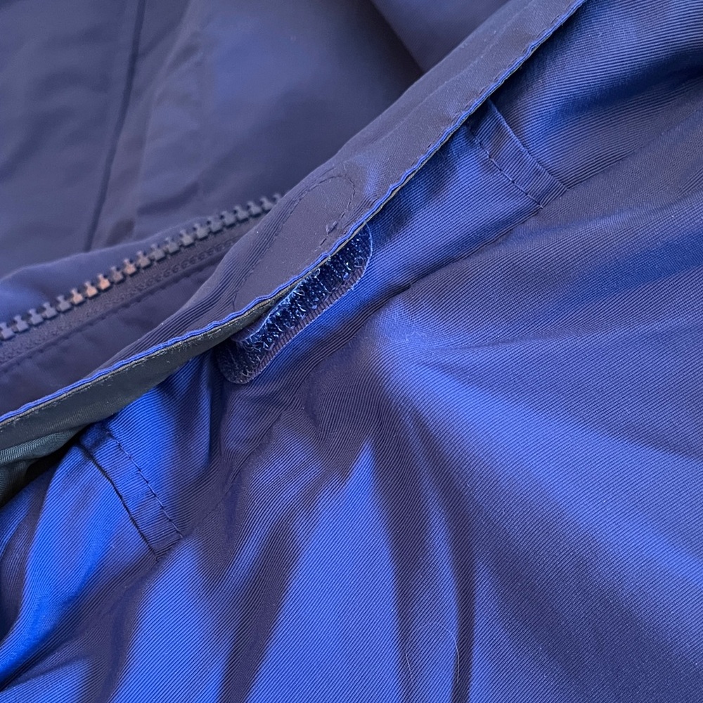 Lands End Outfitters Fleece‎ Jacket Adjustable Seat Protection Women's 1X Blue - Picture 12 of 16